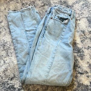 Abercrombie & Fitch Light Blue High-Rise Jeans